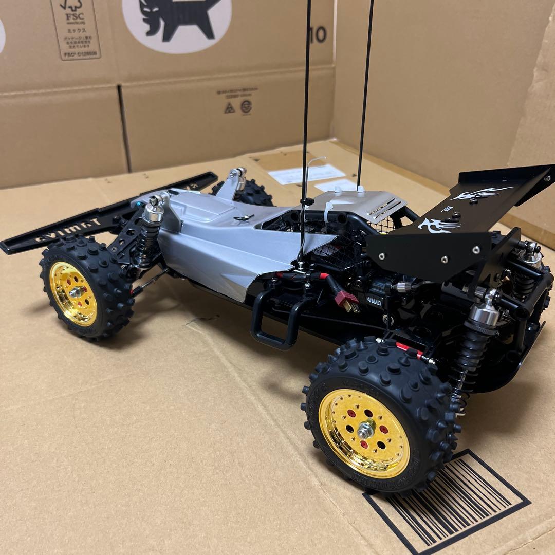 タミヤ スーパーホットショット カスタム プロポ受信機無し メカ付き