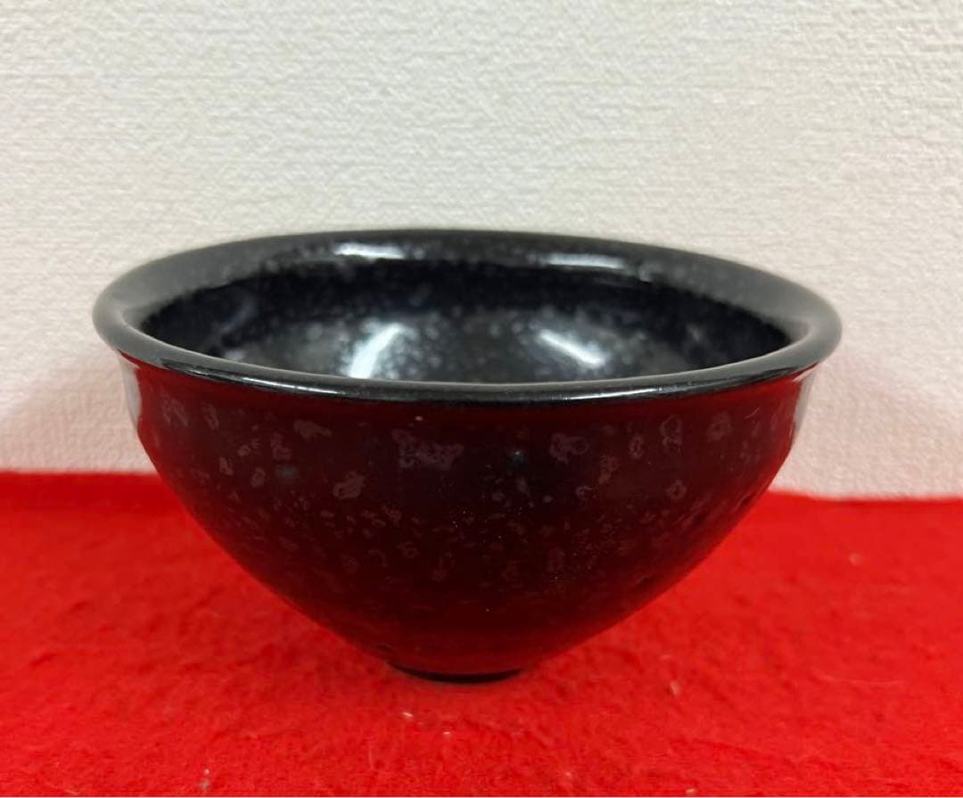 宋代黒釉天目茶碗 禾目 建盞 茶道具 BL2--7