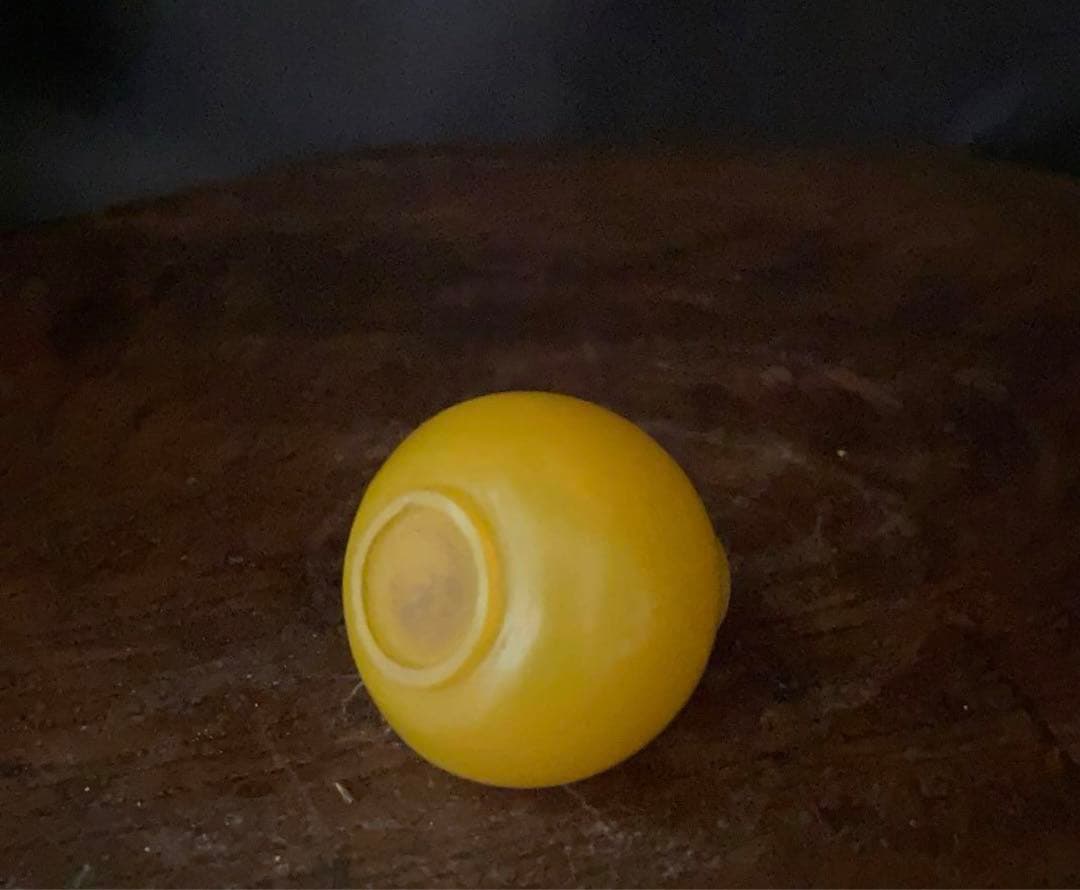 鼻煙壺 中國美術 琉璃 雞油黃 時代（清末〜民国）