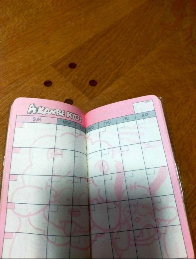 レトロ　AKANBE　KIDS　スケジュール帳