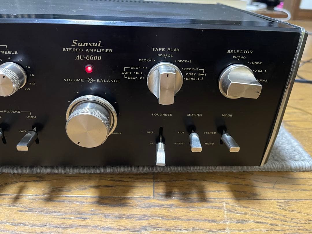【動作品】SANSUIプリメインアンプ AU-6600