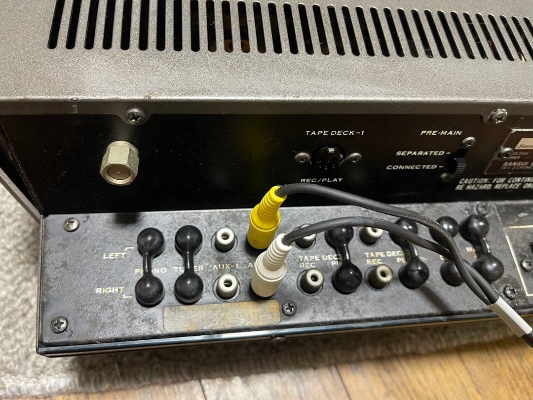 【動作品】SANSUIプリメインアンプ AU-6600