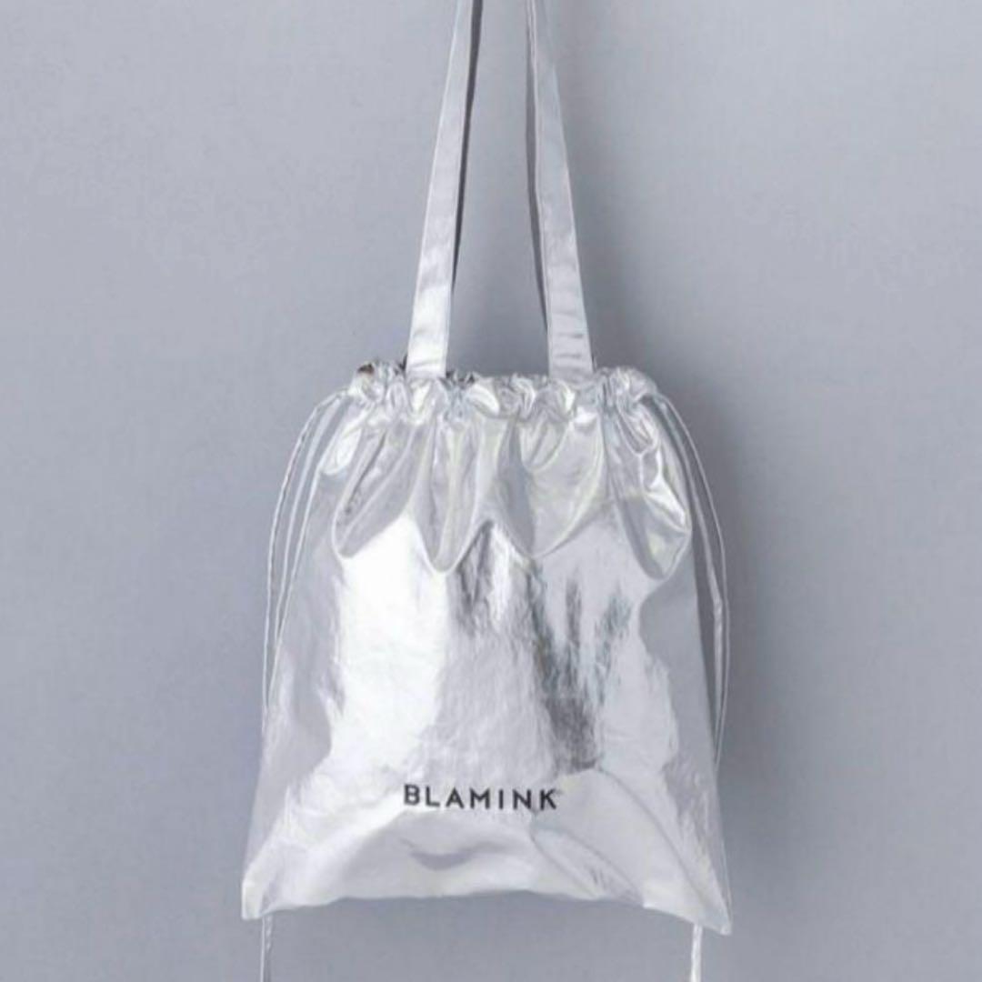 【新品未使用】25SS BLAMINK ブラミンク ノベルティバッグ　シルバー