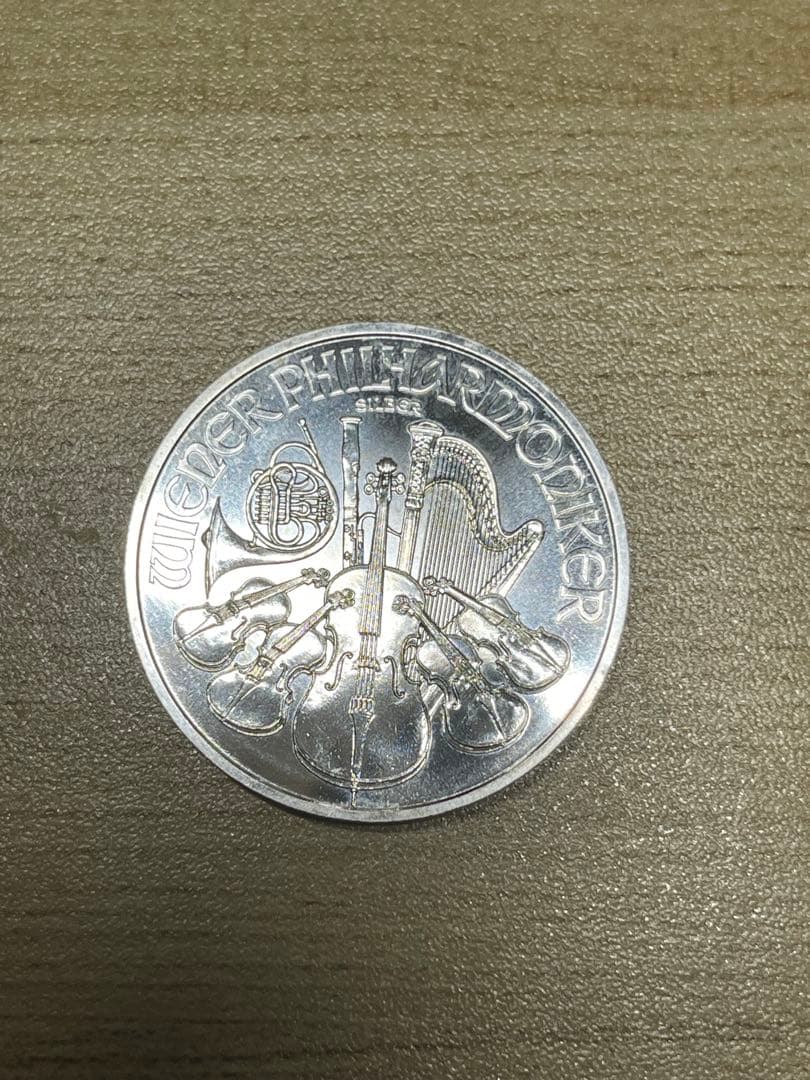 ウィーン・フィルハーモニー 1.50ユーロ銀貨 2021年1オンス