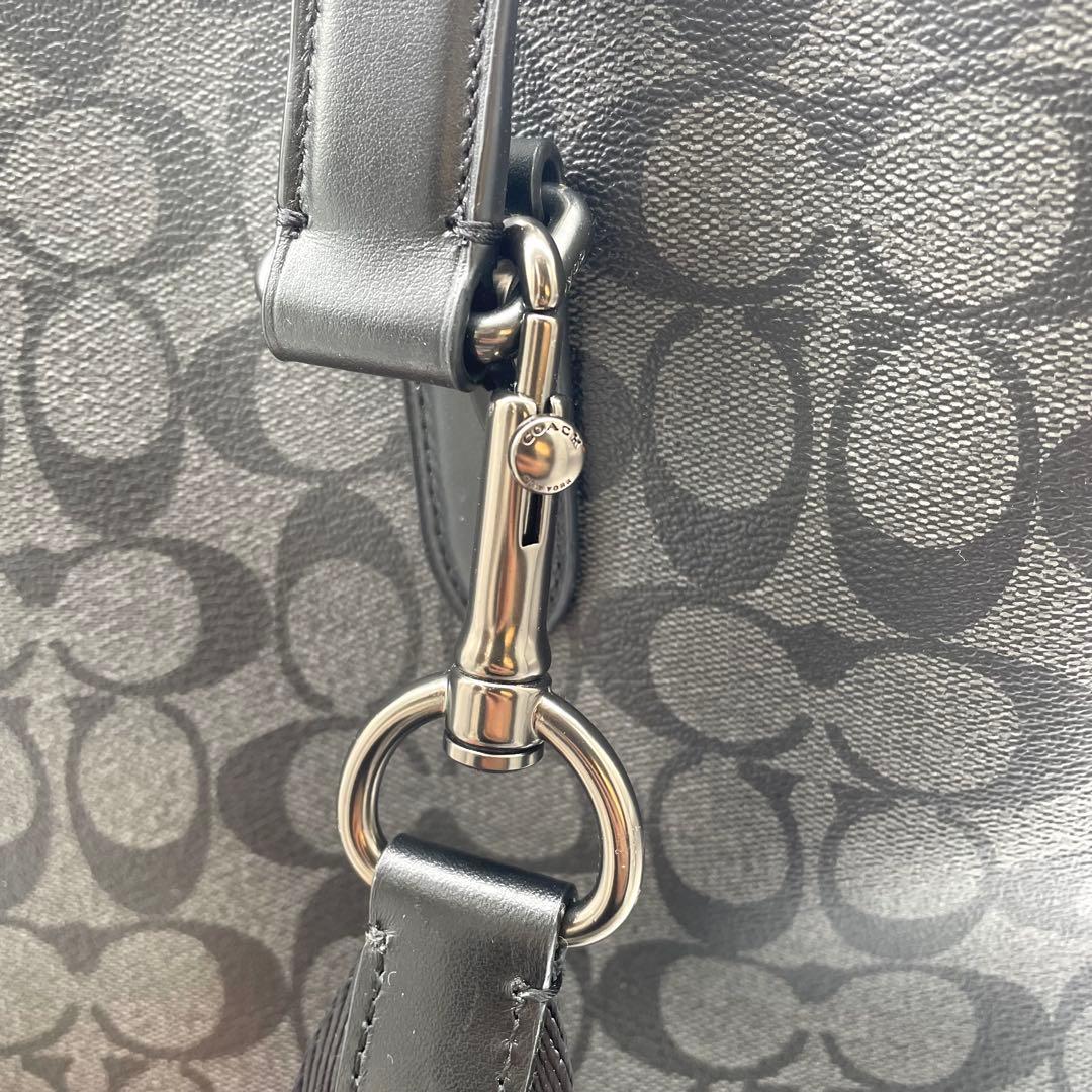 【極美品】コーチ　ビジネス　トートバッグ　グラハム　シグネチャー　2way