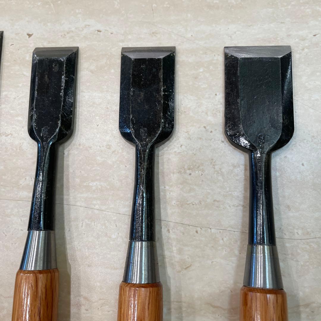 左久作　叩き鑿　5本セット