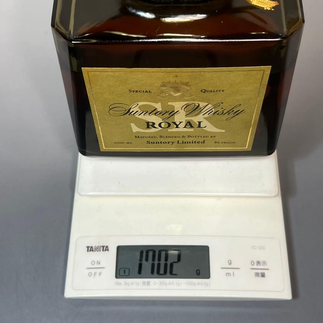 未開栓 古酒 サントリー ウイスキー ロイヤル 1000ml 2本まとめて 箱付