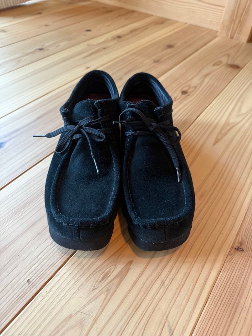 Clarks ワラビー ゴアテックス 黒 UK7