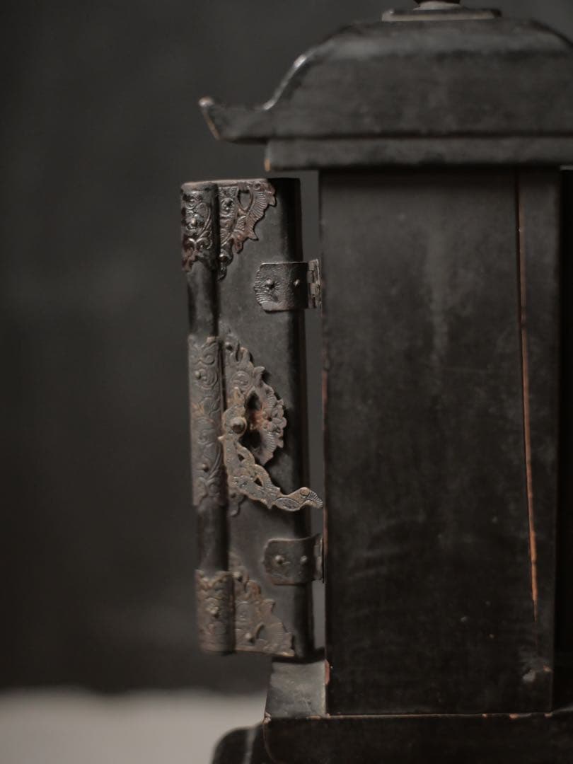 厨子　木製　骨董品　骨董　コレクション　古家具　古道具　アンティーク　昭和レトロ