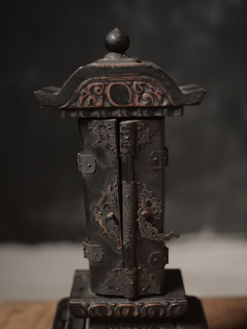 厨子　木製　骨董品　骨董　コレクション　古家具　古道具　アンティーク　昭和レトロ