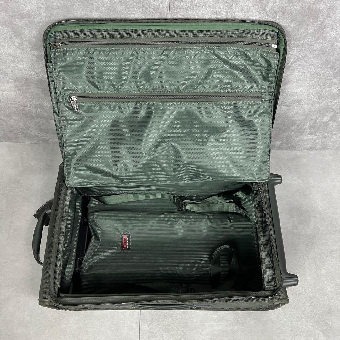 希少色　カーキ　TUMI　トゥミ　キャリーバッグ　スーツケース　2輪　出張　旅行