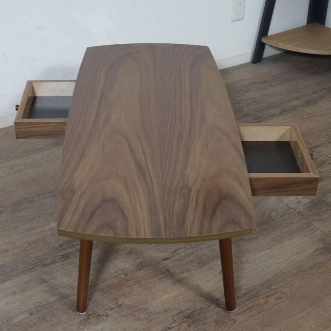 新品　 センターテーブル 両面 引き出し付き　110cm