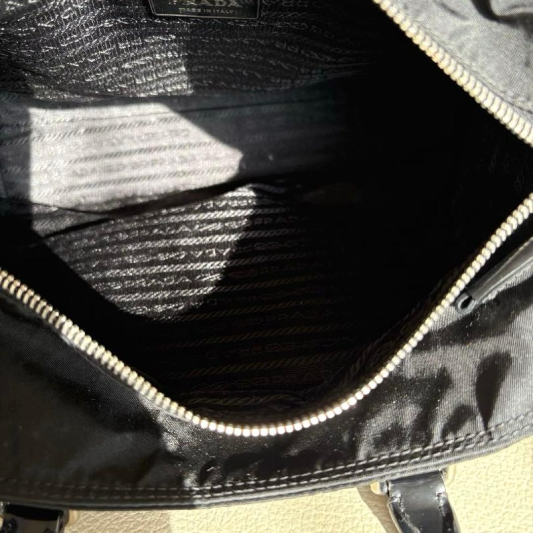 PRADA プラダ ナイロントートバッグ ブラック／ショルダーベルト付