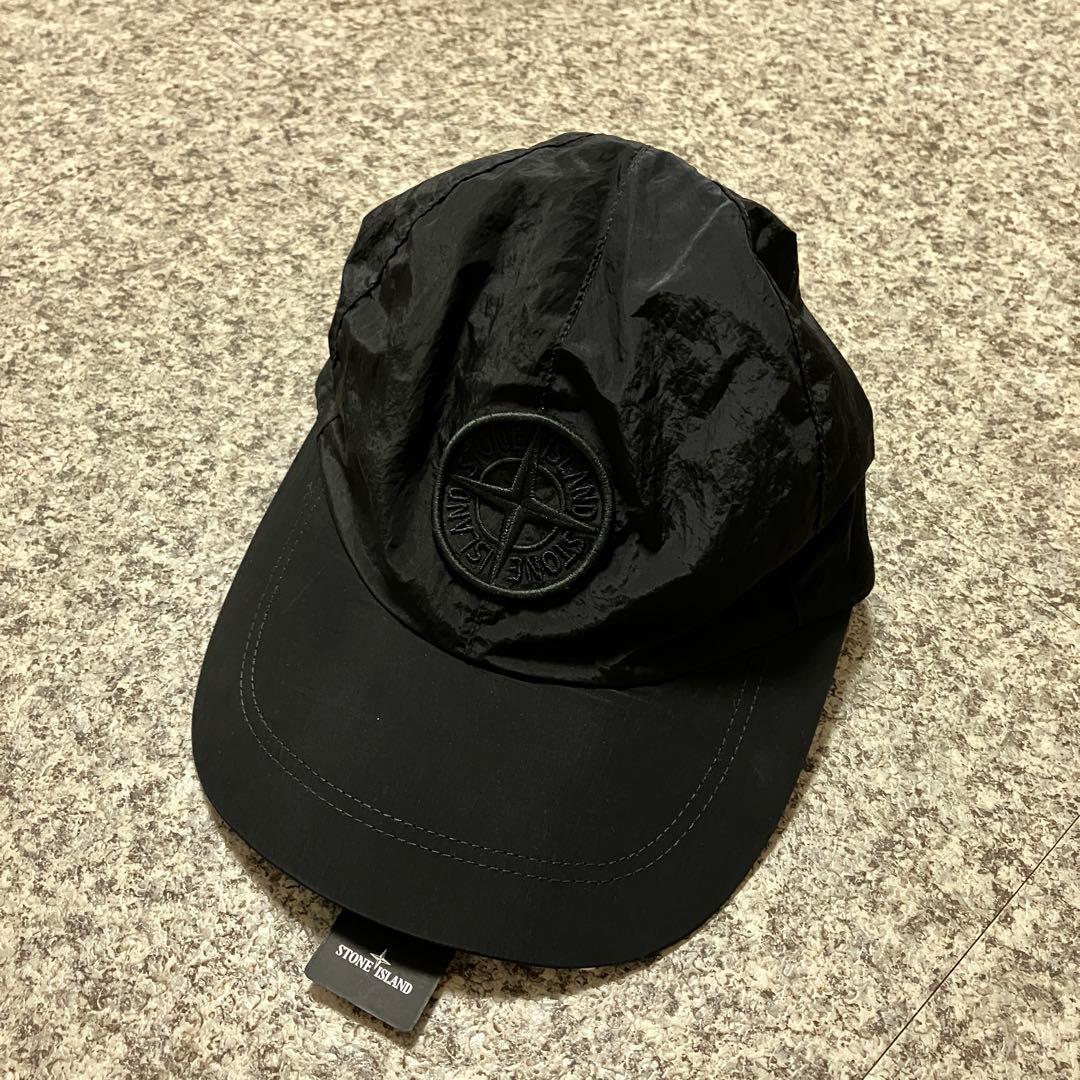 Stone  6-panel nylon l cap 帽子