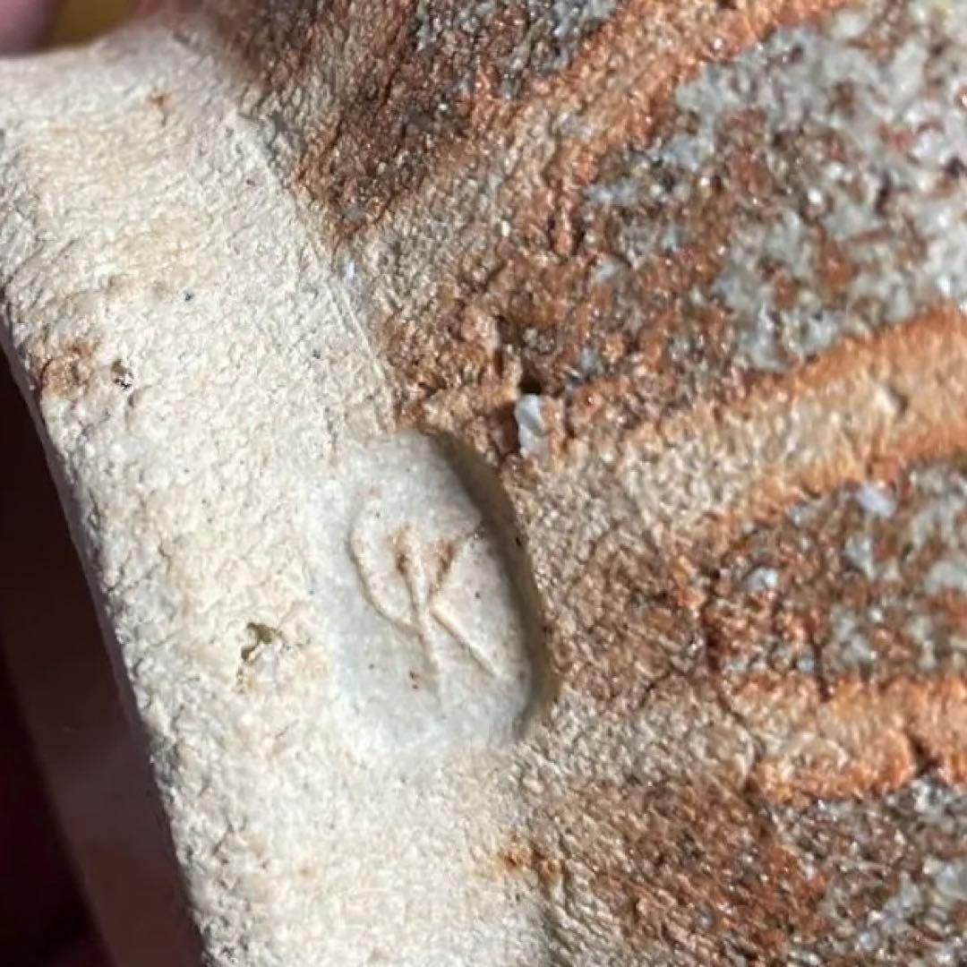 益子焼　ゲルトクナッパー　1976 線紋茶碗　共箱