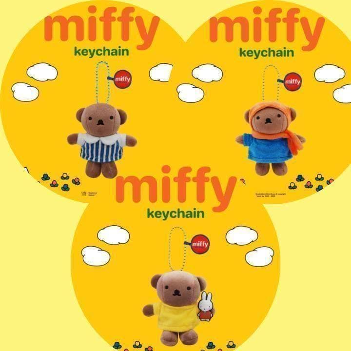 ⭐3点⭐ミッフィー ボリス⭐70周年 タイ限定⭐キーチェーン⭐ぬいぐるみ⭐新品