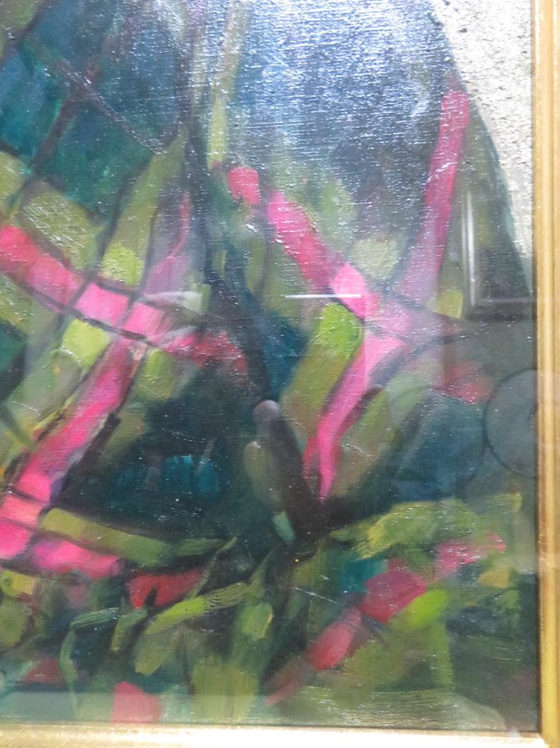 SDG♻️　弦田英太郎　「真珠の女」　油彩　P12号　大作　女性画の巨匠