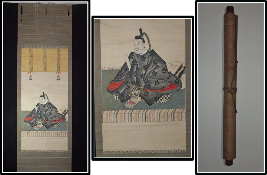 日本時代の掛け軸その肉筆保証　激安骨董品　江戸鎌倉美术品 X1067C16-8