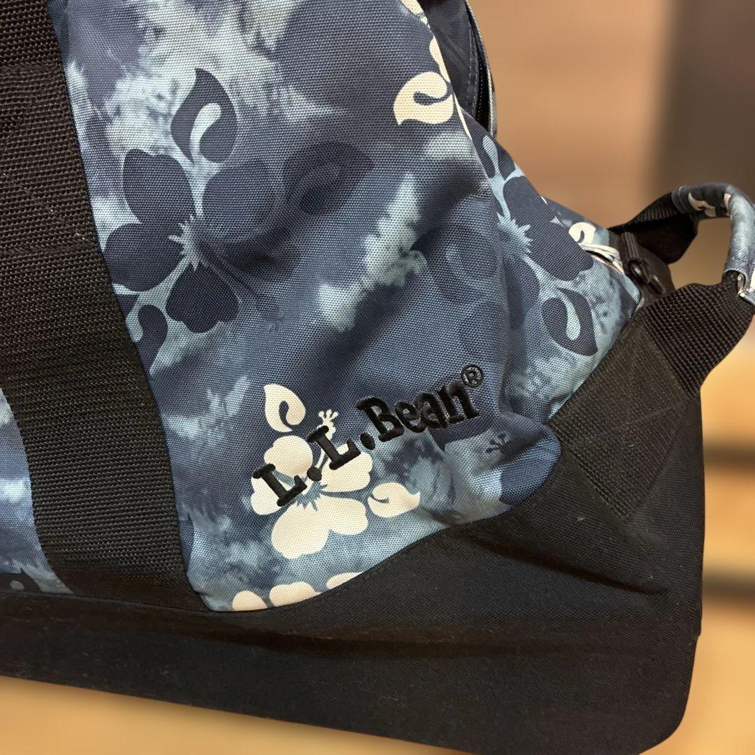 L.L.Bean 花柄ボストンキャリーバッグラージ1回使用のみ