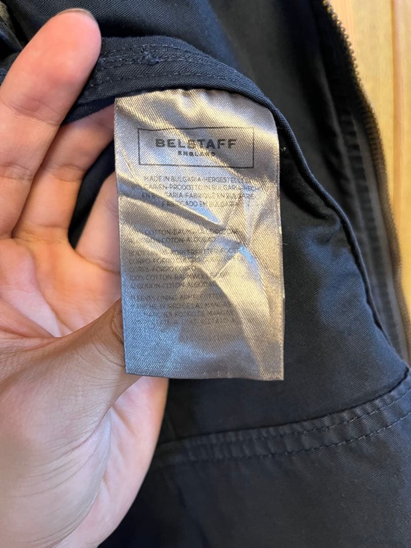 BELSTAFF V-Racer ネイビー シングルライダースジャケット