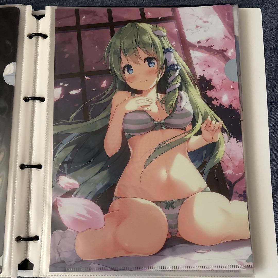 東方project 早苗　水着　美少女　クリアファイル　VZ22