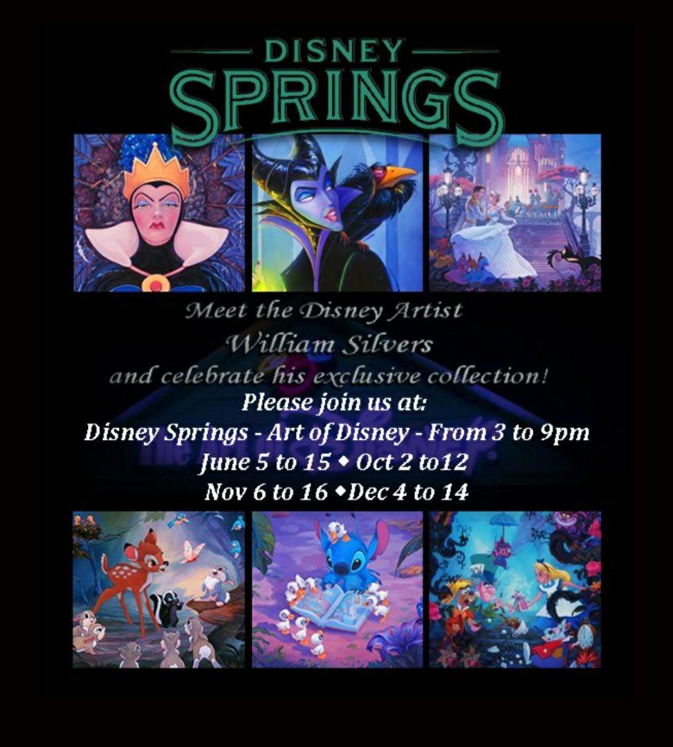 ディズニーハワイアンホリデー絵画ディズニー公認画家ウィリアムサイン入り