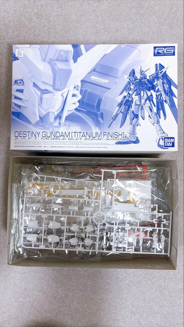 RG ストライクフリーダム、デスティニー チタニウムフィニッシュ&拡張エフェクト