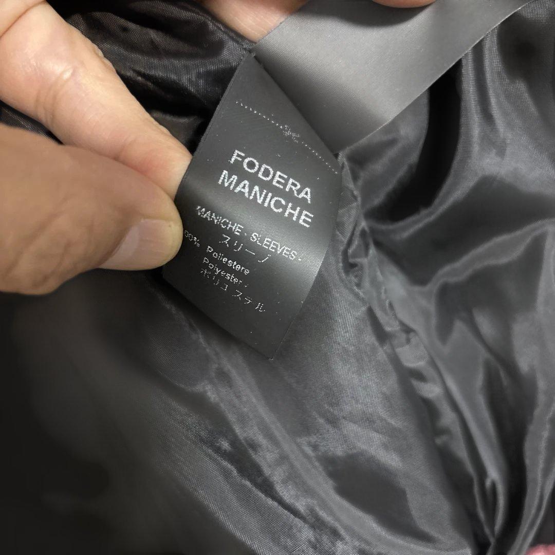 ジョルジオブラット　バーガンディ レザー シングルライダースジャケットサイズ50