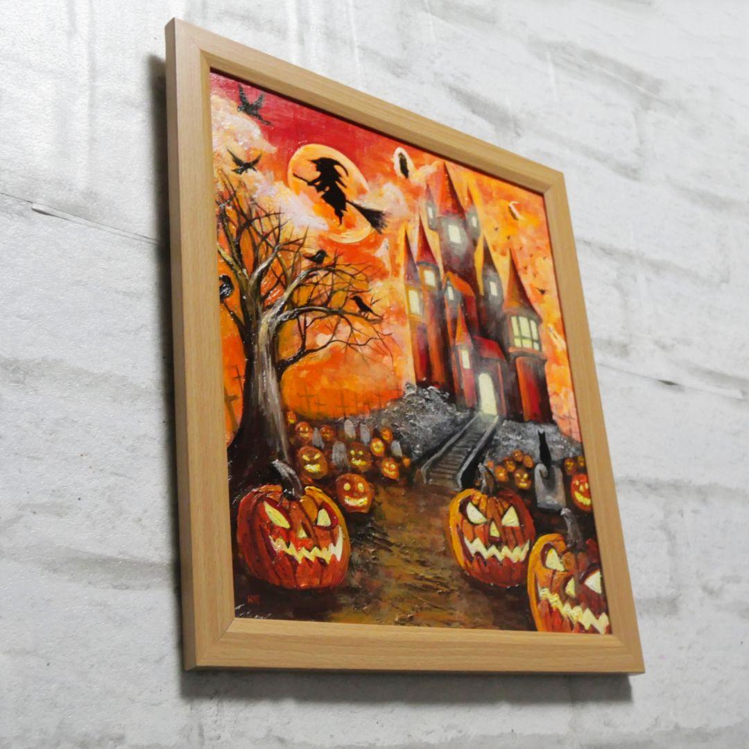 油絵 油彩 油彩画 絵 絵画 絵【ハロウィン】