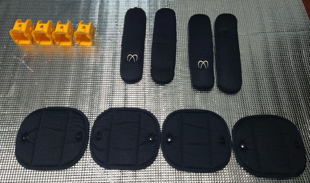 エールべべ パパットグランス ISOFIX ジュニアシート ネイビー　2台