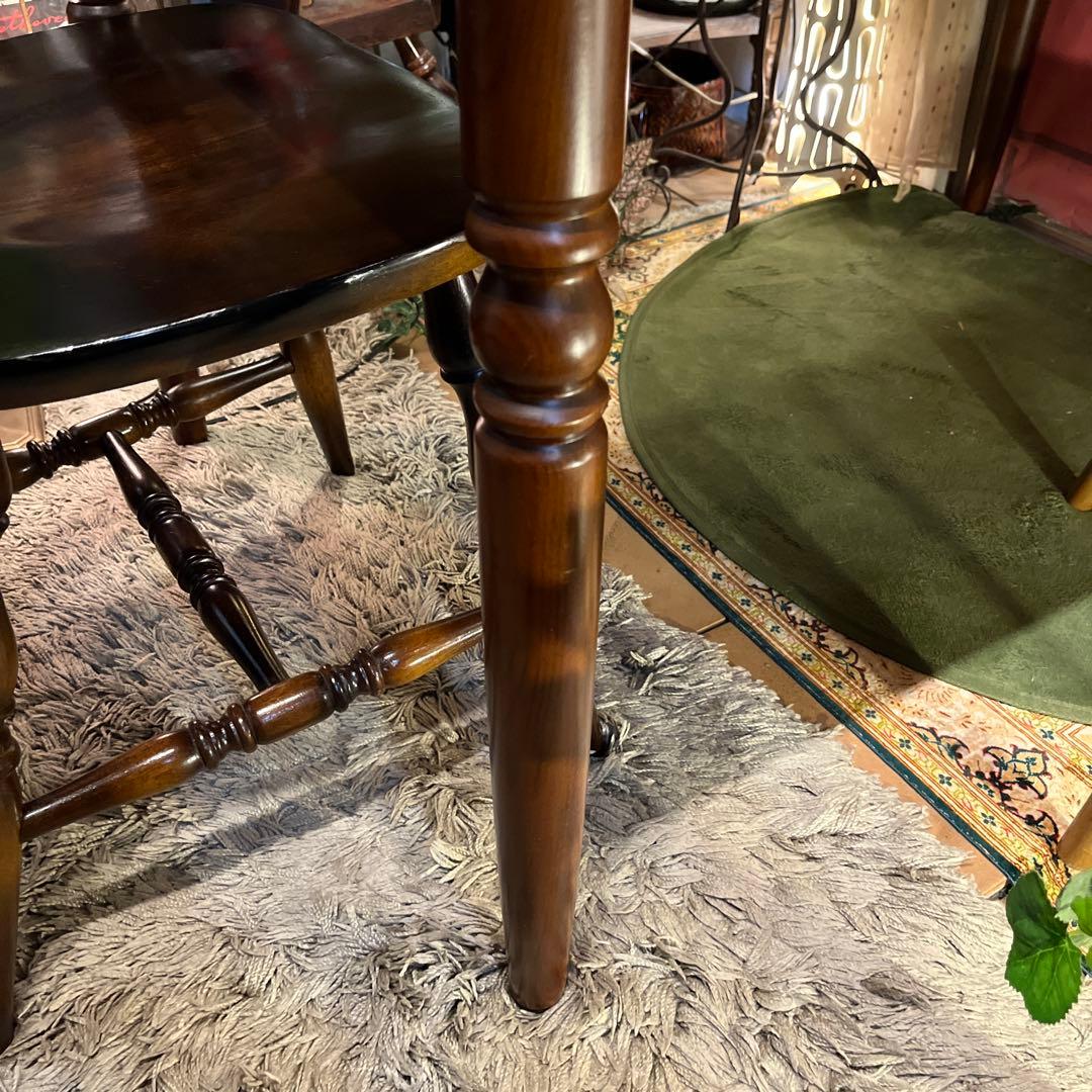 ヴィンテージ コロニアル ST メラミントップコンパクトダイニングテーブル