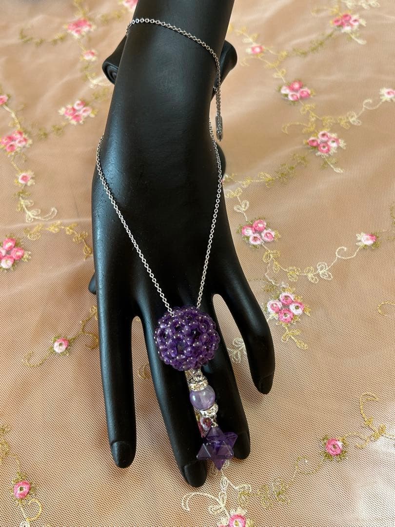 ☘️春⭐︎隆浜様/リクエスト☘️神聖幾何学/フラーレンマカバネックレス&ブレスレット♡