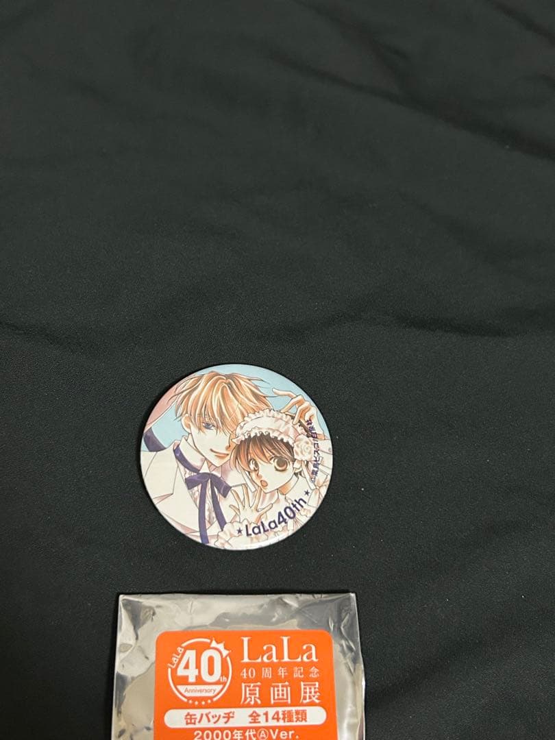 LaLa40周年記念原画展　桜蘭高校ホスト部　葉鳥ビスコ　缶バッジ