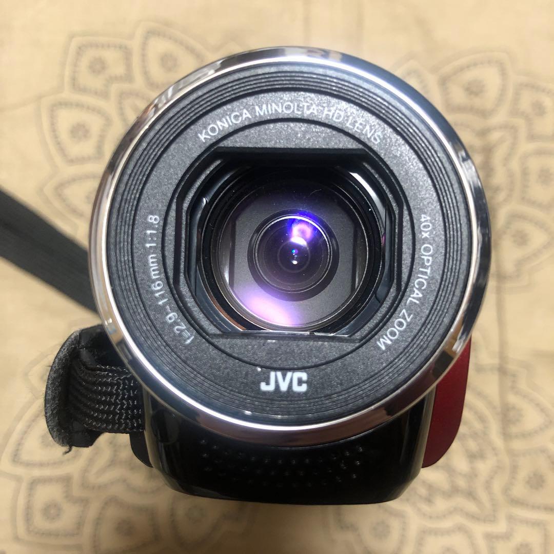 美品 JVC Everio GZ-E600 バッテリー3個付 ビデオカメラ