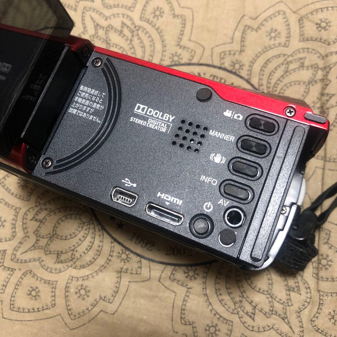 美品 JVC Everio GZ-E600 バッテリー3個付 ビデオカメラ