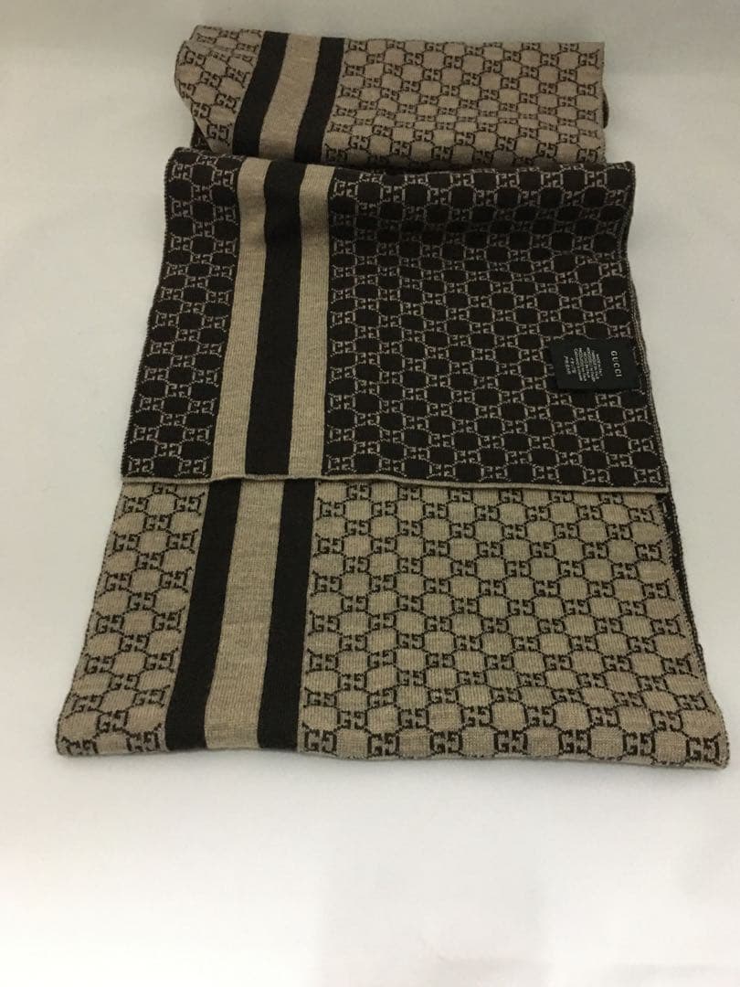 GUCCI ニットマフラー