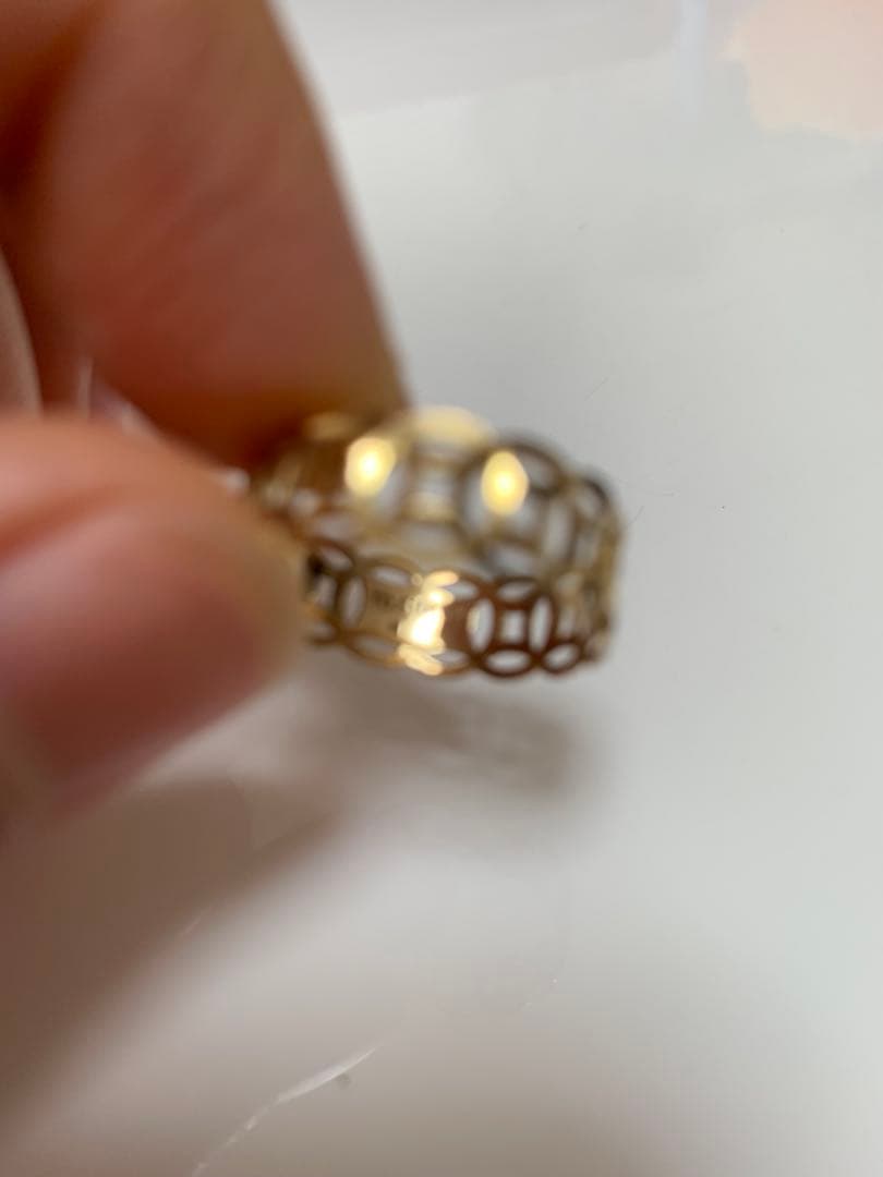 K18？K16？K14？19mm ゴルドリング指輪金