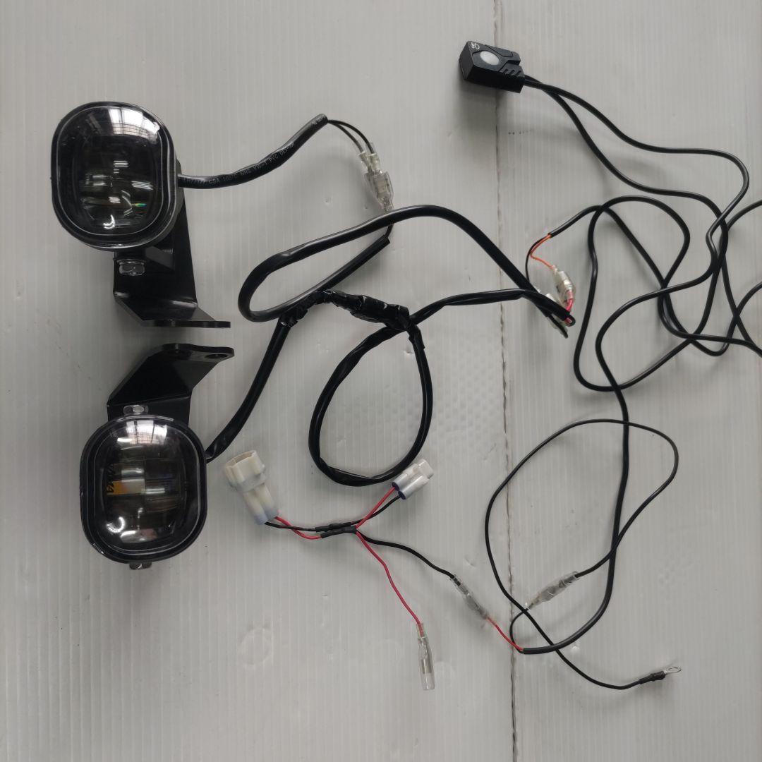 セロー250　キジマ製フォグランプ（イエロー）タイプ