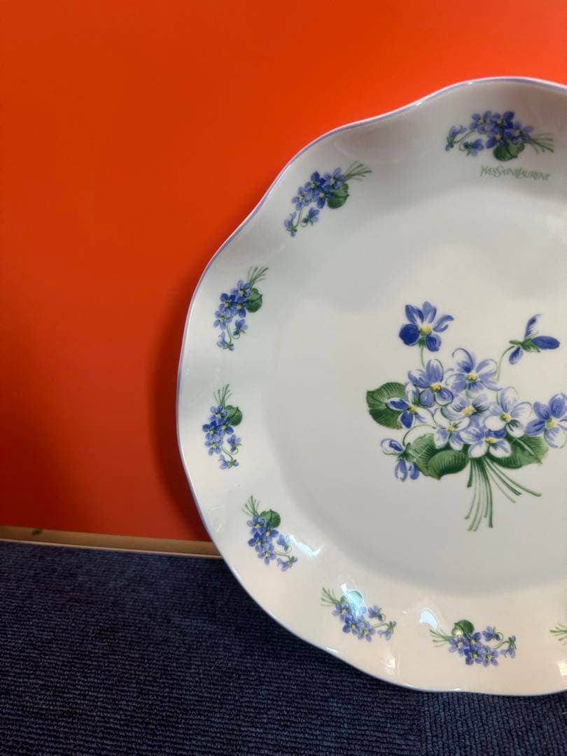 1593 イヴ・サンローラン ケーキ皿　27cm