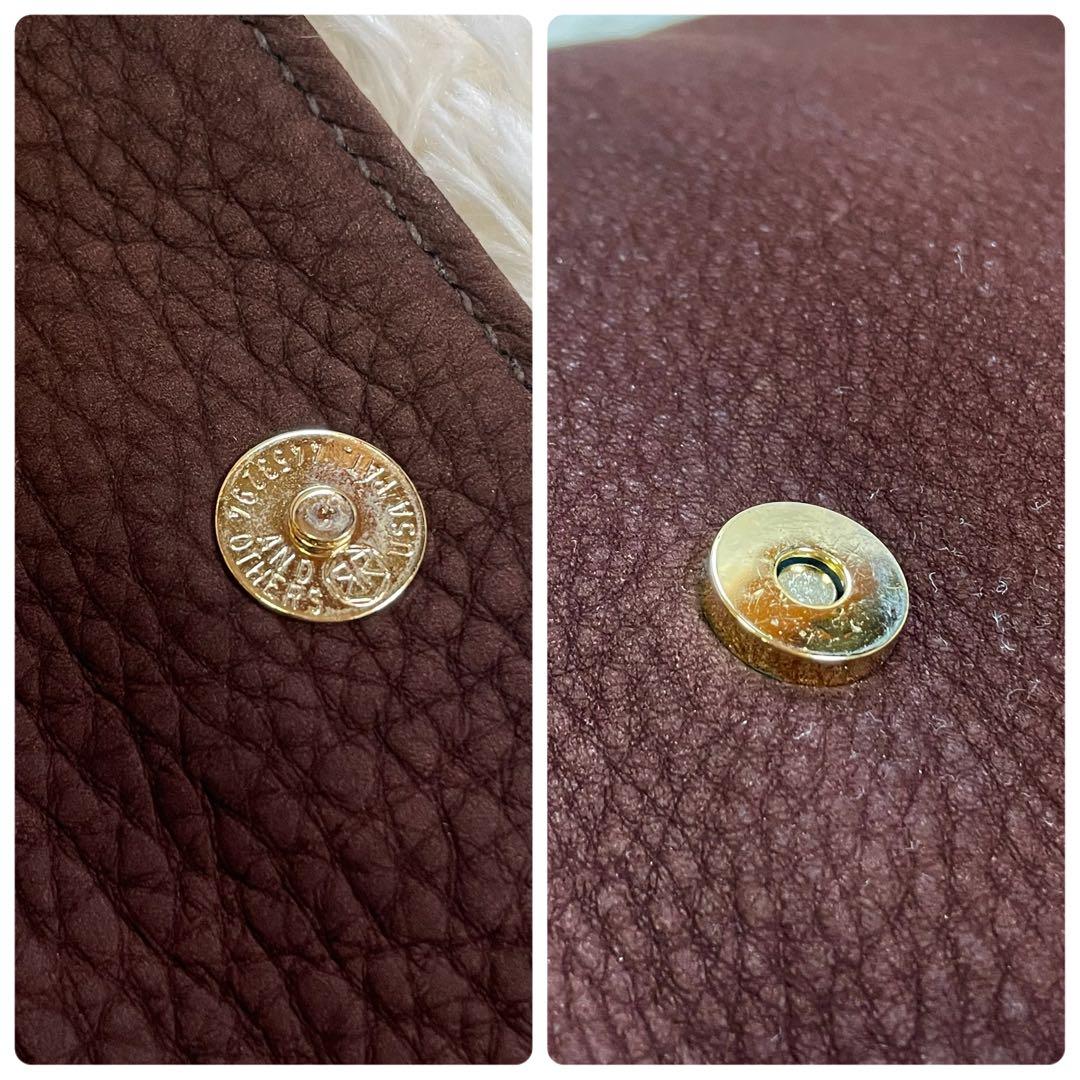 ケアキット付✨オールドコーチ ヌバック ショルダーバッグ　ソノマ　シボ革　茶