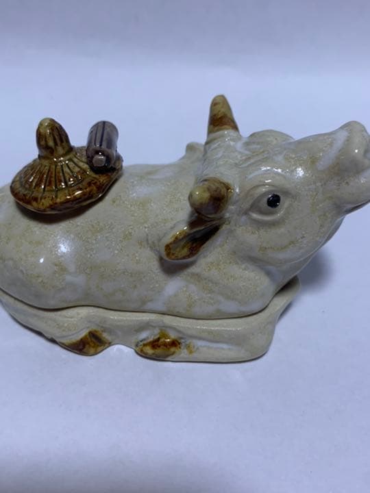 九谷焼　香合　丑