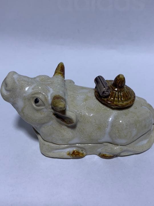 九谷焼　香合　丑