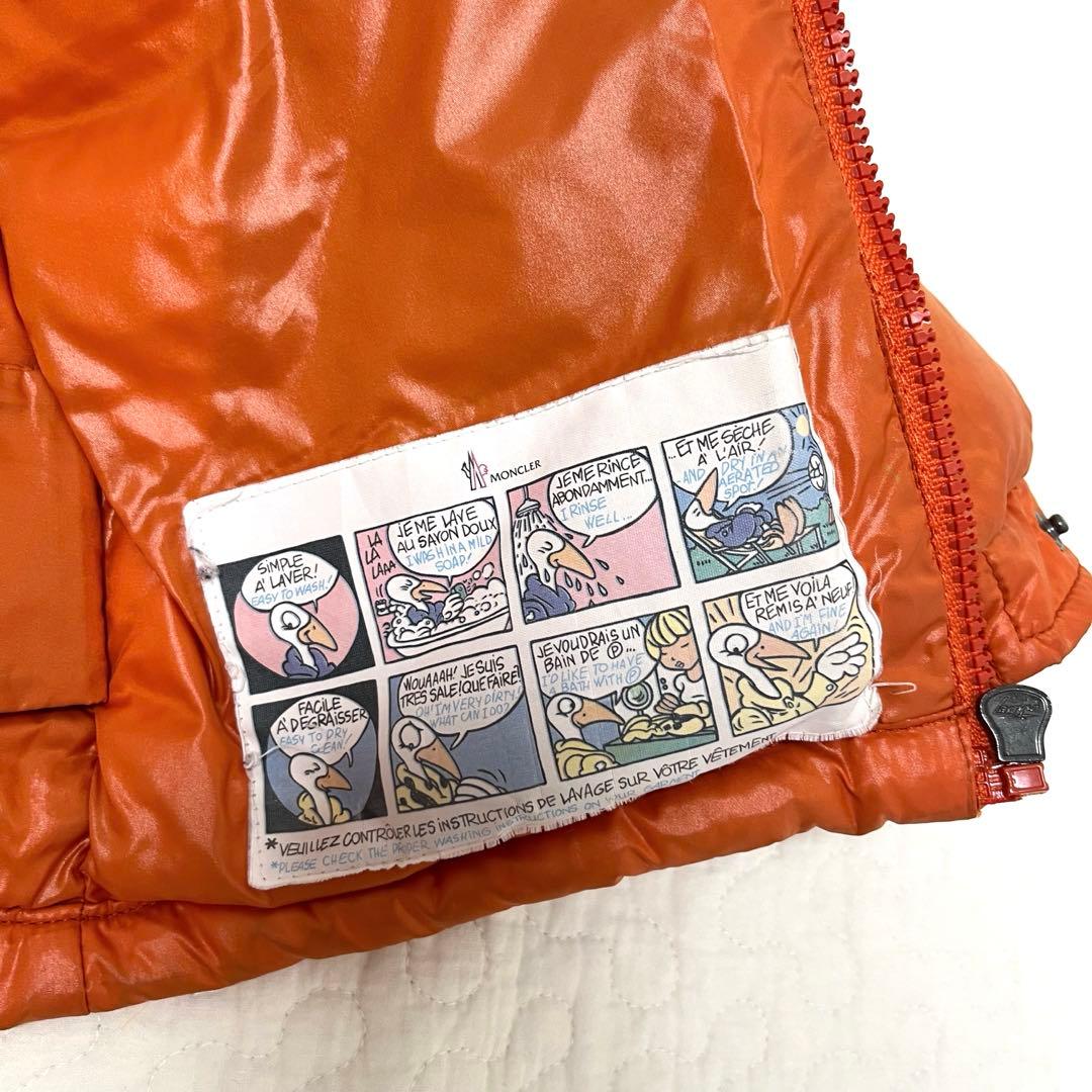 MONCLER モンクレール ダウン MAYA オレンジ　キッズ 2Y