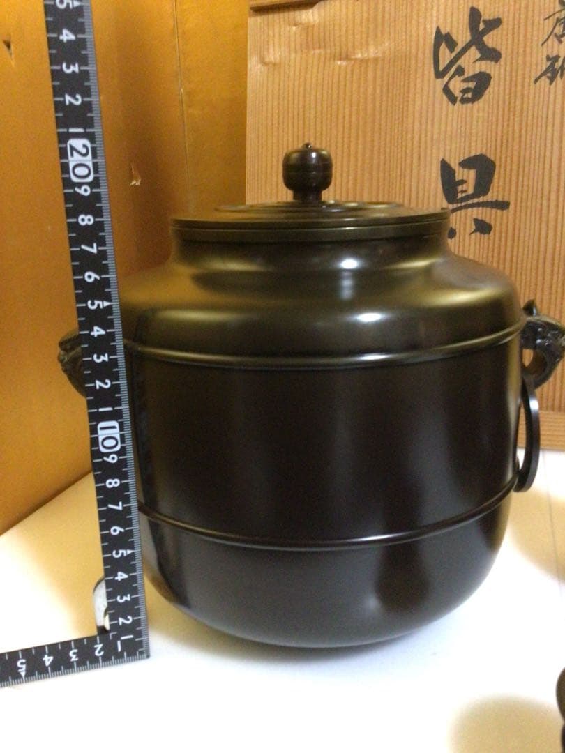 茶道具 唐銅皆具 共箱付き