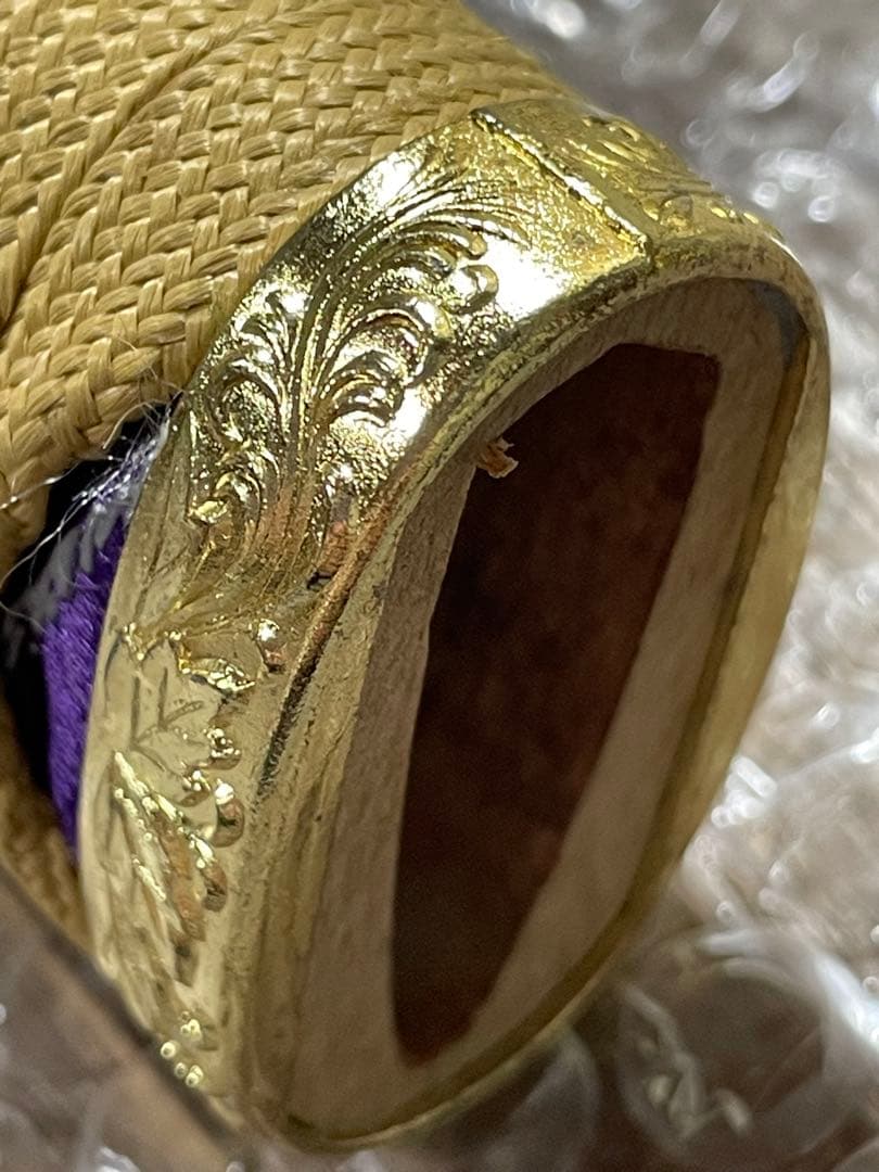 高級武具♢模造刀／レプリカ☆美品☆陣太刀☆ 刀身に竜の彫り物　観賞用