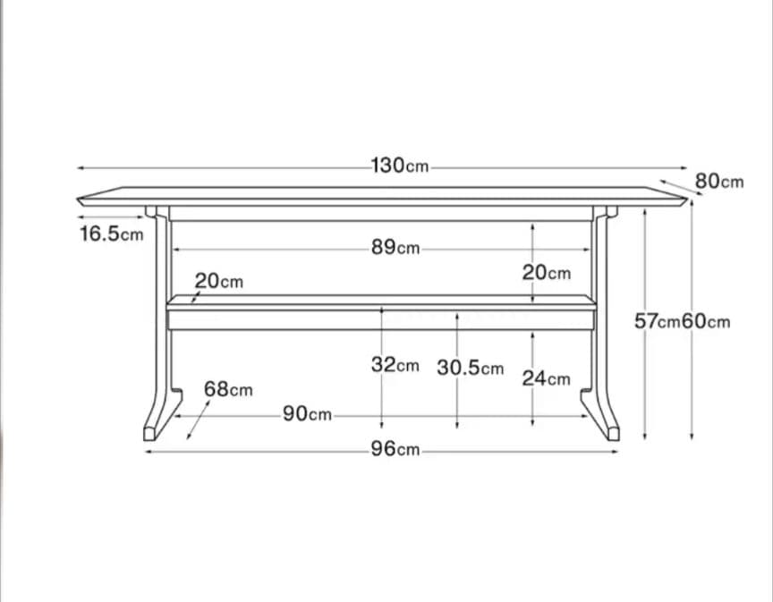 《送料込》無印良品 リビングでもダイニングでもつかえる テーブル4 食卓机