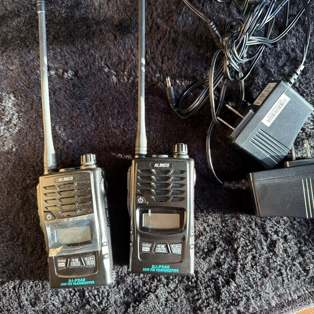 K*A様 ALINCO DJ-P240 トランシーバー 2台セット