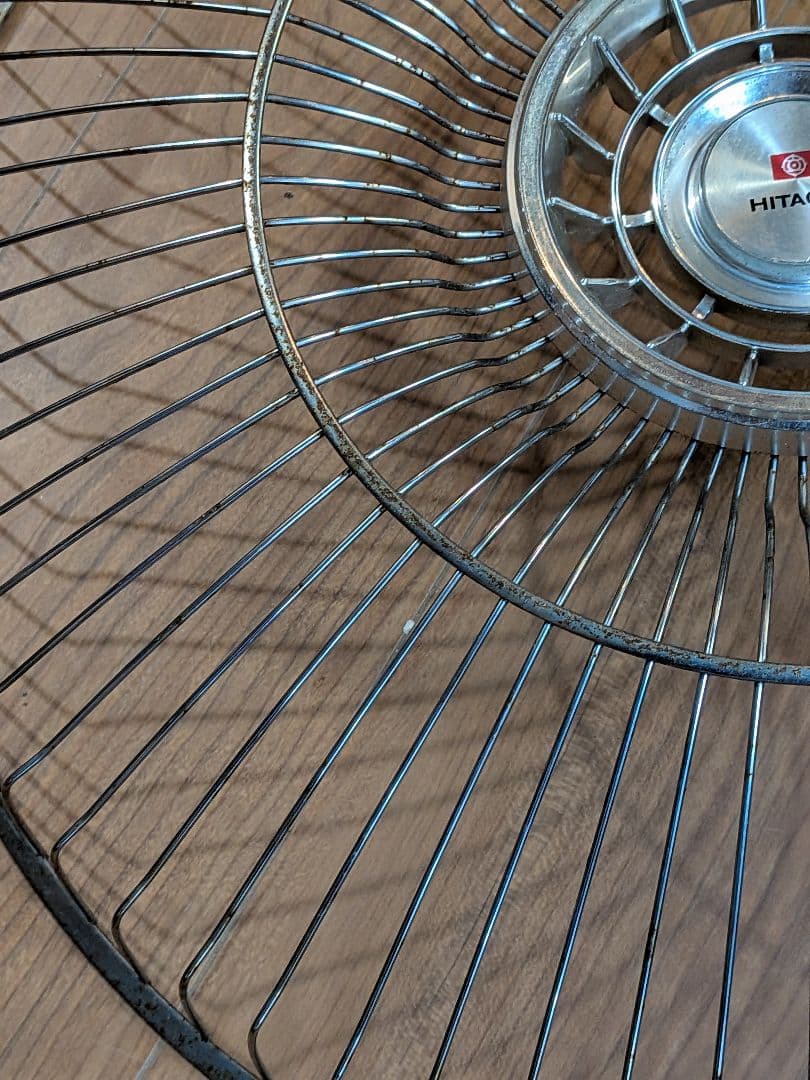 P594 日立 名機 レトロ扇風機 S-858型 希少 稼働品 昭和レトロ