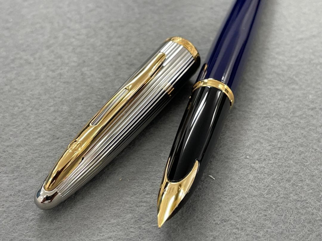 【未使用】ウォーターマン　カレンデラックス　万年筆　ブルー　廃盤品