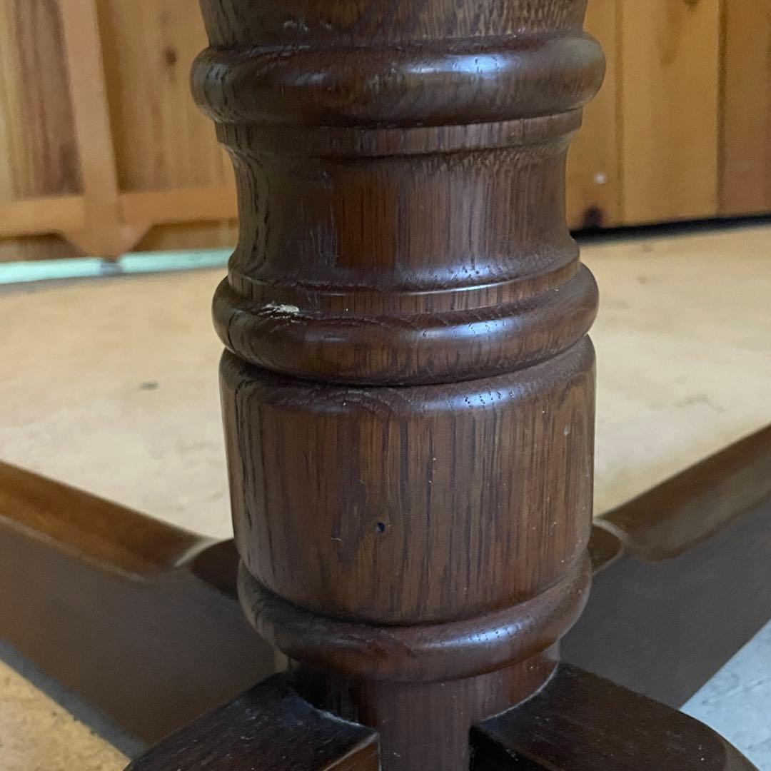 【直接引渡し】 飛騨産業 キツツキ 木製ラウンドテーブル